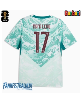 Portugalia Rafael Leao #17 Tricou Fotbal Replică Mondial 2026 Barbati Deplasare